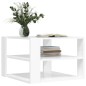 vidaXL Couchtisch Hochglanz-Weiß 59,5x59,5x40 cm Holzwerkstoff vidaXL Couchtisch Hochglanz-Weiß 59,5x59,5x40 cm Holzwerkstoff