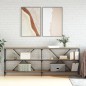 vidaXL Konsolentisch Sonoma-Eiche 200x30x75 cm Holzwerkstoff und Eisen vidaXL Konsolentisch Sonoma-Eiche 200x30x75 cm Holzwerkstoff und Eisen