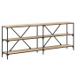 vidaXL Konsolentisch Sonoma-Eiche 200x30x75 cm Holzwerkstoff und Eisen vidaXL Konsolentisch Sonoma-Eiche 200x30x75 cm Holzwerkstoff und Eisen