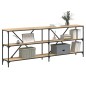 vidaXL Konsolentisch Sonoma-Eiche 200x30x75 cm Holzwerkstoff und Eisen vidaXL Konsolentisch Sonoma-Eiche 200x30x75 cm Holzwerkstoff und Eisen