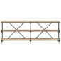 vidaXL Konsolentisch Sonoma-Eiche 200x30x75 cm Holzwerkstoff und Eisen vidaXL Konsolentisch Sonoma-Eiche 200x30x75 cm Holzwerkstoff und Eisen