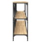 vidaXL Konsolentisch Sonoma-Eiche 200x30x75 cm Holzwerkstoff und Eisen vidaXL Konsolentisch Sonoma-Eiche 200x30x75 cm Holzwerkstoff und Eisen