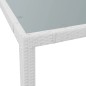 vidaXL 9-tlg. Garten-Essgruppe Poly Rattan Cremeweiß vidaXL 9-tlg. Garten-Essgruppe Poly Rattan Cremeweiß