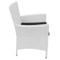 vidaXL 9-tlg. Garten-Essgruppe Poly Rattan Cremeweiß vidaXL 9-tlg. Garten-Essgruppe Poly Rattan Cremeweiß