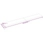 Waschtischplatte Dunkelgrau 220x30x4 cm Massivholz Behandelt Waschtischplatte Dunkelgrau 220x30x4 cm Massivholz Behandelt