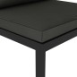 vidaXL Modular-Sofa-Mittelteil mit Kissen Aluminium Anthrazit vidaXL Modular-Sofa-Mittelteil mit Kissen Aluminium Anthrazit