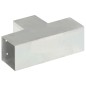 vidaXL Pfostenverbinder 4 Stk. T-Form Verzinktes Metall 101 x 101 mm vidaXL Pfostenverbinder 4 Stk. T-Form Verzinktes Metall 101 x 101 mm