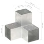 vidaXL Pfostenverbinder 4 Stk. Y-Form Verzinktes Metall 101 x 101 mm vidaXL Pfostenverbinder 4 Stk. Y-Form Verzinktes Metall 101 x 101 mm