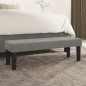 vidaXL Sitzbank Hellgrau 100x30x30 cm Samt vidaXL Sitzbank Hellgrau 100x30x30 cm Samt