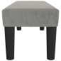 vidaXL Sitzbank Hellgrau 100x30x30 cm Samt vidaXL Sitzbank Hellgrau 100x30x30 cm Samt