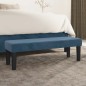 vidaXL Sitzbank Dunkelblau 100x30x30 cm Samt vidaXL Sitzbank Dunkelblau 100x30x30 cm Samt