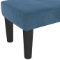 vidaXL Sitzbank Dunkelblau 100x30x30 cm Samt vidaXL Sitzbank Dunkelblau 100x30x30 cm Samt