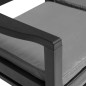 vidaXL 2-Sitzer-Gartenbank mit Kissen Anthrazit 133 cm Kunststoff vidaXL 2-Sitzer-Gartenbank mit Kissen Anthrazit 133 cm Kunststoff