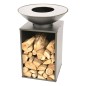 RedFire Feuerschale mit Grill ONYX 60 cm mit Abdeckung RedFire Feuerschale mit Grill ONYX 60 cm mit Abdeckung