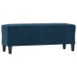 vidaXL Sitzbank Blau 100x35x41 cm Samt vidaXL Sitzbank Blau 100x35x41 cm Samt