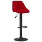 vidaXL Barhocker 2 Stk. Weinrot Samt vidaXL Barhocker 2 Stk. Weinrot Samt