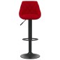 vidaXL Barhocker 2 Stk. Weinrot Samt vidaXL Barhocker 2 Stk. Weinrot Samt