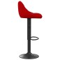 vidaXL Barhocker 2 Stk. Weinrot Samt vidaXL Barhocker 2 Stk. Weinrot Samt