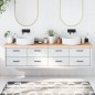 Waschtischplatte 200x30x6 cm Massivholz Unbehandelt Waschtischplatte 200x30x6 cm Massivholz Unbehandelt