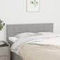 vidaXL Kopfteile 2 Stk. Hellgrau 72x5x78/88 cm Stoff vidaXL Kopfteile 2 Stk. Hellgrau 72x5x78/88 cm Stoff