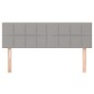 vidaXL Kopfteile 2 Stk. Hellgrau 72x5x78/88 cm Stoff vidaXL Kopfteile 2 Stk. Hellgrau 72x5x78/88 cm Stoff