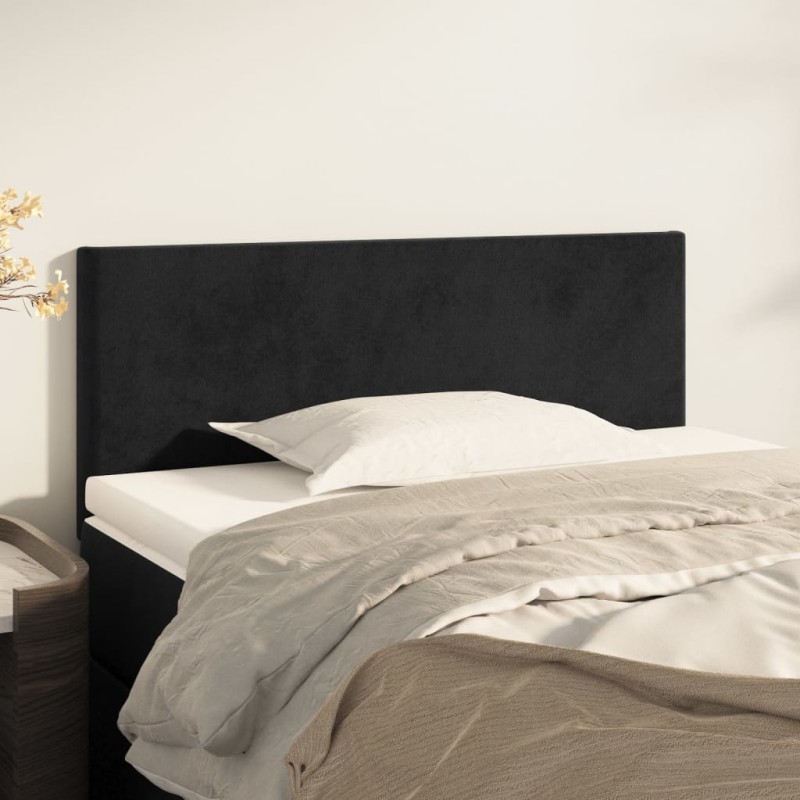vidaXL Kopfteil Schwarz 90x5x78/88 cm Samt vidaXL Kopfteil Schwarz 90x5x78/88 cm Samt