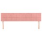 vidaXL Kopfteile 2 Stk. Rosa 80x5x78/88 cm Samt vidaXL Kopfteile 2 Stk. Rosa 80x5x78/88 cm Samt