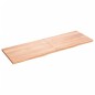 Waschtischplatte Hellbraun 180x60x4 cm Massivholz Behandelt Waschtischplatte Hellbraun 180x60x4 cm Massivholz Behandelt