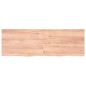 Waschtischplatte Hellbraun 180x60x4 cm Massivholz Behandelt Waschtischplatte Hellbraun 180x60x4 cm Massivholz Behandelt