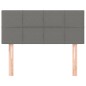 vidaXL Kopfteil Dunkelgrau 100x5x78/88 cm Stoff