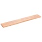 Waschtischplatte Hellbraun 180x30x4 cm Massivholz Behandelt Waschtischplatte Hellbraun 180x30x4 cm Massivholz Behandelt
