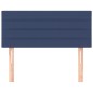 vidaXL Kopfteil Blau 100x5x78/88 cm Stoff