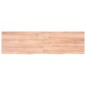 Waschtischplatte Hellbraun 180x50x4 cm Massivholz Behandelt Waschtischplatte Hellbraun 180x50x4 cm Massivholz Behandelt