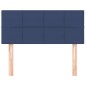 vidaXL Kopfteil Blau 100x5x78/88 cm Stoff
