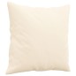 vidaXL Zierkissen 2 Stk. Creme 40x40 cm Samt vidaXL Zierkissen 2 Stk. Creme 40x40 cm Samt