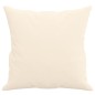 vidaXL Zierkissen 2 Stk. Creme 40x40 cm Samt vidaXL Zierkissen 2 Stk. Creme 40x40 cm Samt