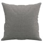 vidaXL Zierkissen 2 Stk. Dunkelgrau 40x40 cm Stoff vidaXL Zierkissen 2 Stk. Dunkelgrau 40x40 cm Stoff
