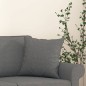 vidaXL Zierkissen 2 Stk. Dunkelgrau 40x40 cm Stoff vidaXL Zierkissen 2 Stk. Dunkelgrau 40x40 cm Stoff