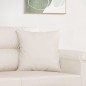 vidaXL Zierkissen 2 Stk. Beige 40x40 cm Mikrofasergewebe vidaXL Zierkissen 2 Stk. Beige 40x40 cm Mikrofasergewebe