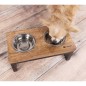 FLAMINGO Doppel-Futternapf Set mit Ständer Tommy 2x800 ml FLAMINGO Doppel-Futternapf Set mit Ständer Tommy 2x800 ml