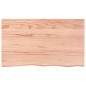 Waschtischplatte Hellbraun 100x60x2 cm Massivholz Behandelt Waschtischplatte Hellbraun 100x60x2 cm Massivholz Behandelt