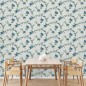 DUTCH WALLCOVERINGS Tapete Flower Hellblau DUTCH WALLCOVERINGS Tapete Flower Hellblau