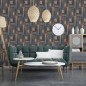 DUTCH WALLCOVERINGS Tapete Wood Blau und Braun DUTCH WALLCOVERINGS Tapete Wood Blau und Braun