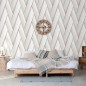 DUTCH WALLCOVERINGS Tapete Geometric Weiß und Golden DUTCH WALLCOVERINGS Tapete Geometric Weiß und Golden