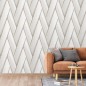 DUTCH WALLCOVERINGS Tapete Geometric Weiß und Golden DUTCH WALLCOVERINGS Tapete Geometric Weiß und Golden