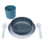 Bo Jungle 5-tlg. Baby-Geschirr-Set CPLA Grau Bo Jungle 5-tlg. Baby-Geschirr-Set CPLA Grau
