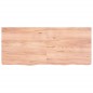 Waschtischplatte Hellbraun 140x60x6 cm Massivholz Behandelt Waschtischplatte Hellbraun 140x60x6 cm Massivholz Behandelt