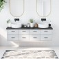 vidaXL Waschtischplatte Dunkelbraun 180x40x(2-6)cm Massivholz vidaXL Waschtischplatte Dunkelbraun 180x40x(2-6)cm Massivholz