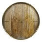Gifts Amsterdam Wanduhr Chicago Holz und Metall Golden 50 cm Gifts Amsterdam Wanduhr Chicago Holz und Metall Golden 50 cm