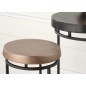Rousseau 2-tlg. Beistelltisch-Set Cameo Metall Schwarz und Golden Rousseau 2-tlg. Beistelltisch-Set Cameo Metall Schwarz und Golden